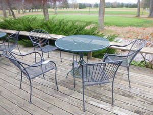lot 111 image: Patio Table and 4 Chairs