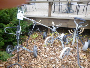 lot 115 image: 5 Walk Golf Carts