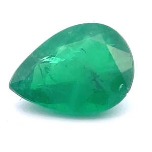 1.96 Carat Emerald Fine Faceted Pear Shape