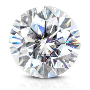 3.54 Carat Moissanite Round Brilliant Cut