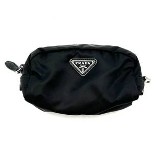 Prada Tessuto Nylon Pouch in Black $600 Retail