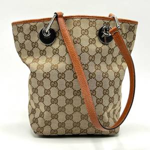 Gucci GG Canvas Eclipse Shoulder Bag $900 Retail