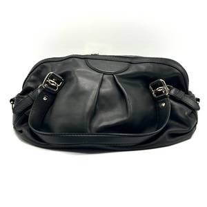 Gucci Black Leather Shoulder Bag $900 Retail