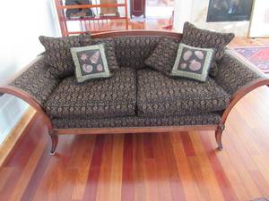 Vintage Stoneleigh Limited Custom Upholstered Loveseat (2 Available)