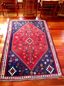 Handmade Persian Runner Rug - VGUC