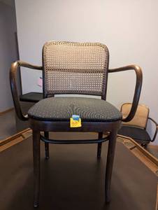 Josef Hoffmann Style Bentwood Cane Chair