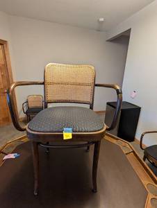 Josef Hoffmann Style Bentwood Cane Chair