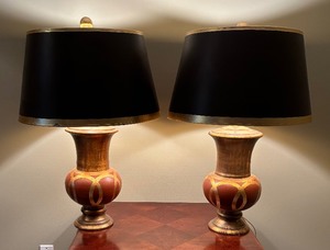 lot 14 image: Pair of Luxurious Lamps
