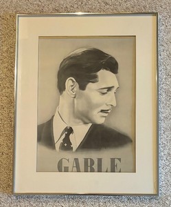 lot 75 image: Clark Gable Print