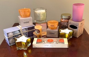 lot 78 image: New Candles by Pier 1, Xana, Less Stress and More