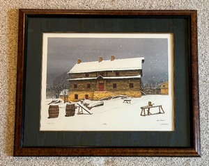 lot 16 image: Salem Snow Limited Edition Offset Lithograph Print by Bob Timberlake