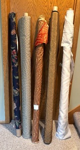 lot 41 image: Five Fantastic Fabric Rolls