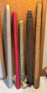 lot 44 image: Five Fabric Rolls