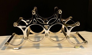 lot 105 image: Mid Century Chrome Bottle Holder