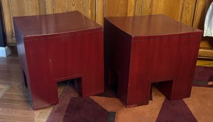 lot 107 image: Two Vintage Side Tables  Accent Tables