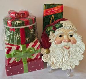 lot 94 image: Festive Holiday Grouping, Including Fitz & Floyd