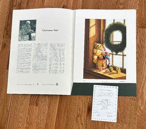 lot 148 image: Christmas Pals Limited Edition Unframed Print by Bob Timberlake