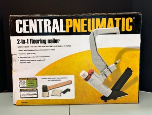 lot 165 image: Central Pneumatic 2 in 1 Flooring Nailer
