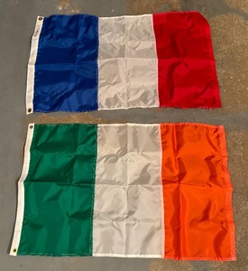 lot 170 image: Flags of Ireland and France