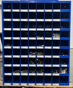 lot 4 image: FASTENAL HARDWARE WALL CABINET