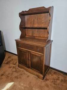 lot 56 image: Colonial Styled Storage Hutch