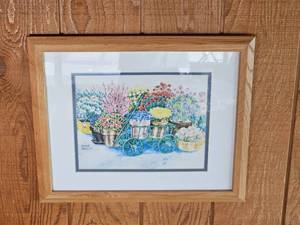 lot 137 image: French Flower Cart by Helen Paul