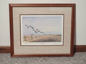 lot 81 image: SIGNED ARTIST PROOF Les Kouba Fine Art Naturalist Print - Arrival of the Canadas