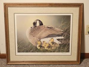lot 80 image: SIGNED Sherrie Russell Meline Fine Art Naturalist Print - Wetland Treasure