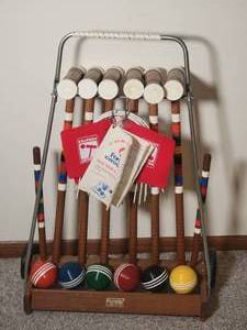lot 145 image: Vintage Forster Croquet Set