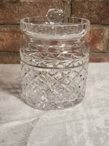 lot 39 image: Glistening Waterford Fine Crystal Lidded Vessel