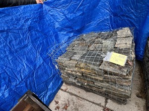 Random Ashlar 100 sq. feet Thin Veneer Flats, 1200 LBS, Roughly Square &amp Rectangular Shape