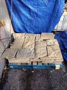 60 SqFt Thin Veneer Flat Stones approx 900 lbs