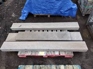 (4) Stone Remnants Tag reads 75L x 40W