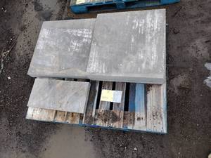 (4) Stone Remnants 250 LBS Tag reads 48L x 40W