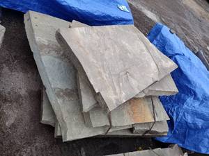 (8) 2-4 Bluestone Natural Cleft Slabs