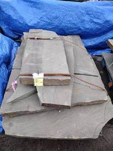 (8) 2-3 Bluestone Natural Cleft Slabs