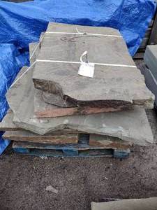 (8) 2-3 Bluestone Natural Cleft Slabs