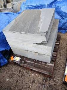 (3) Bluestone Natural Cleft Slabs