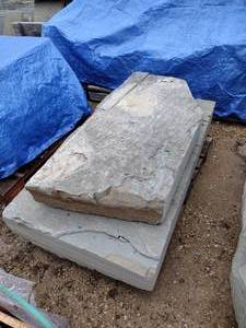 (2) Bluestone Natural Cleft Slabs