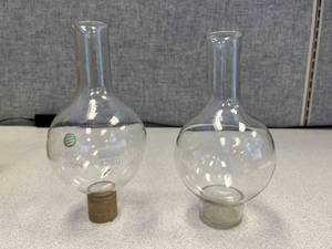 2 - Boiling Flasks 500ml BOROSIL