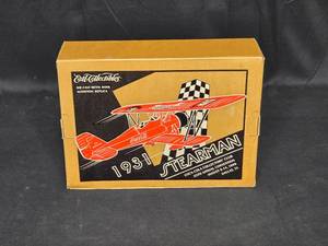 lot 30 image: Coca-Cola 1931 Stearman Die-Cast Metal Bank - Collectors Club Exclusive
