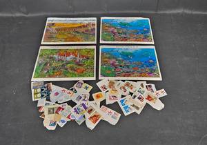 lot 31A image: Collection of Vintage Themed Postcards and Stamps