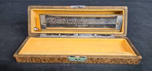lot 53 image: Hohner Chromonica Professional Model Harmonica in Original Case - Made in Germany