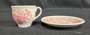 lot 113 image: Vintage Wood & Sons Dorset Cup and Saucer Set - Floral Design