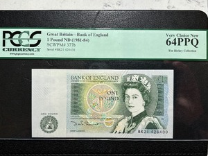 Great Britain 1 Pound Note PCGS Very Choice New 64 PPQ