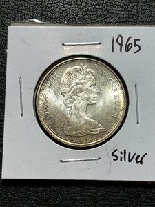 1965 Canada Silver Half Dollar