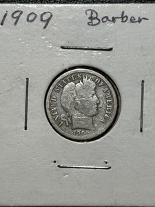 1909 Barber Dime