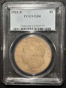 1921-S Morgan Dollar PCGS G4