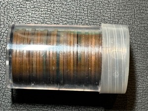 Canada Large Cents Half Roll Older