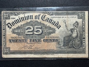1900 Dominion of Canada 25 Cent